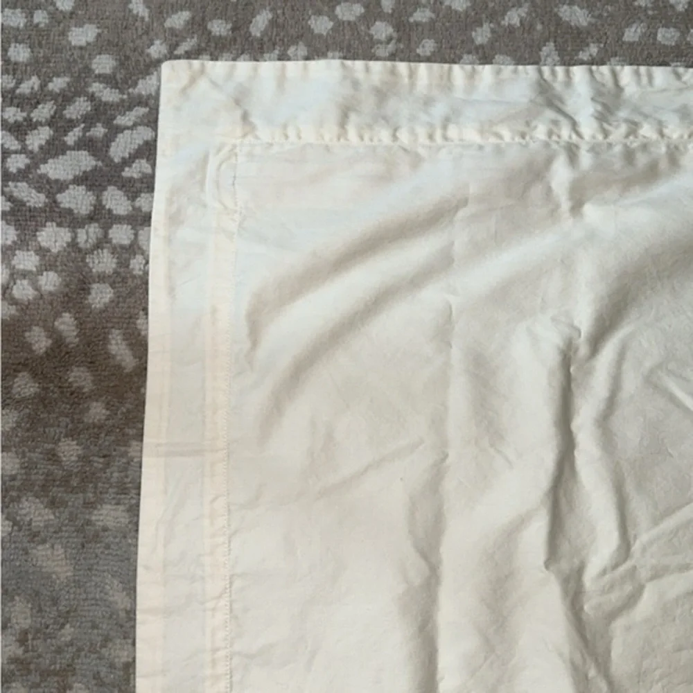 2 x Boll & Branch Signature Soft Natural Organic Cotton King Shams Pillow Covers